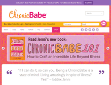 Tablet Screenshot of chronicbabe.com